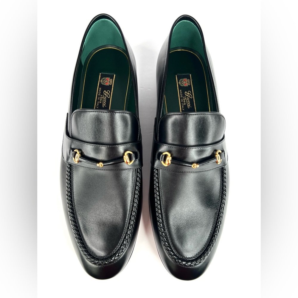 GUCCI Horsebit Constance Lux Moccasin Leather Loafers UK 13 - US 13.5 - EU 47 - Picture 4 of 13